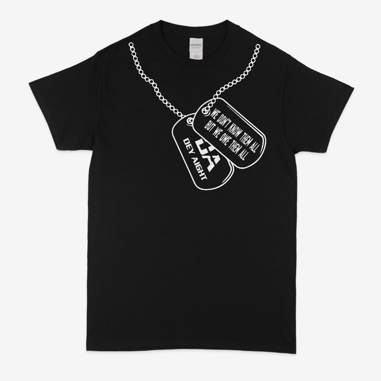 Dog Tag T-Shirt (Black)