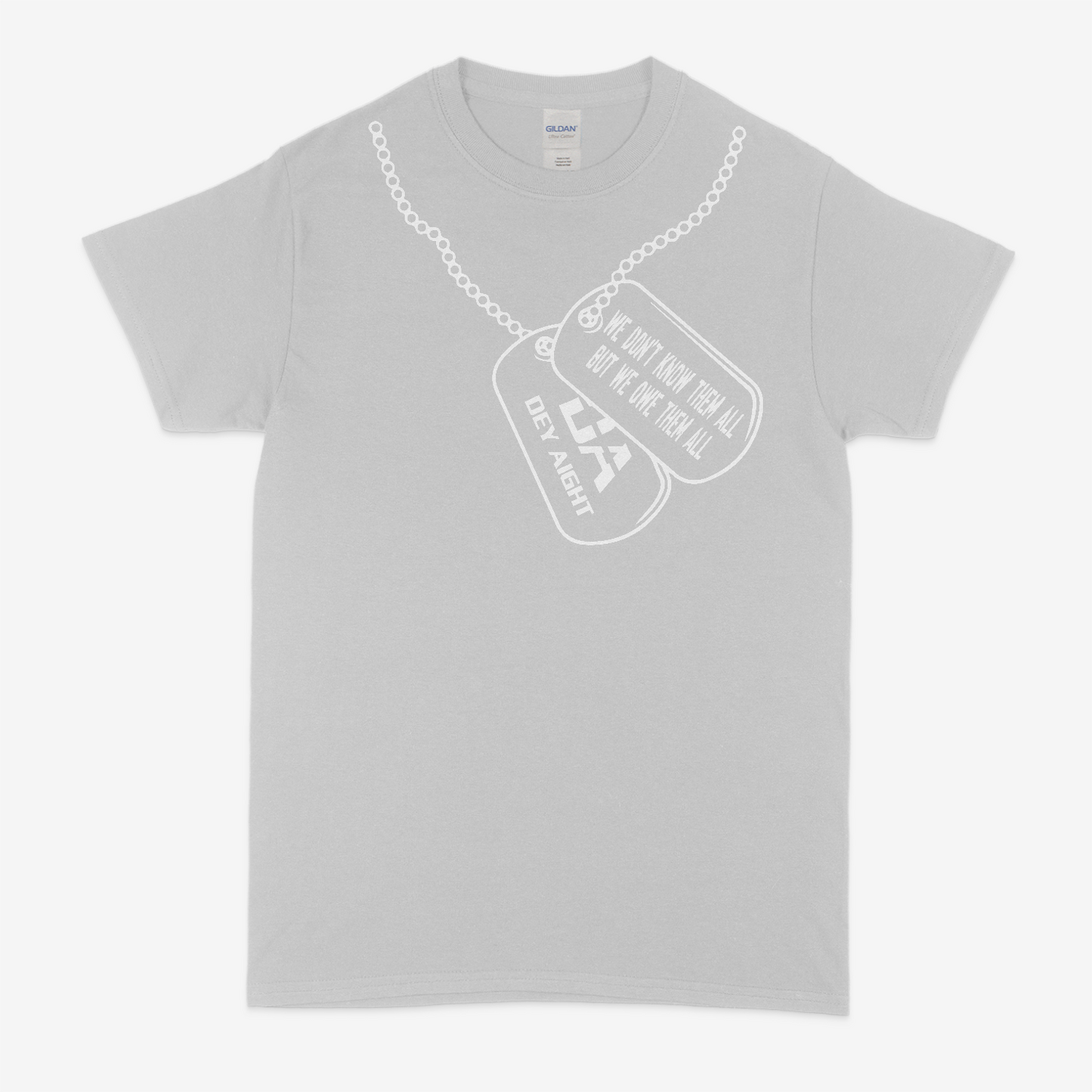 Dog Tag T-Shirt (Grey)