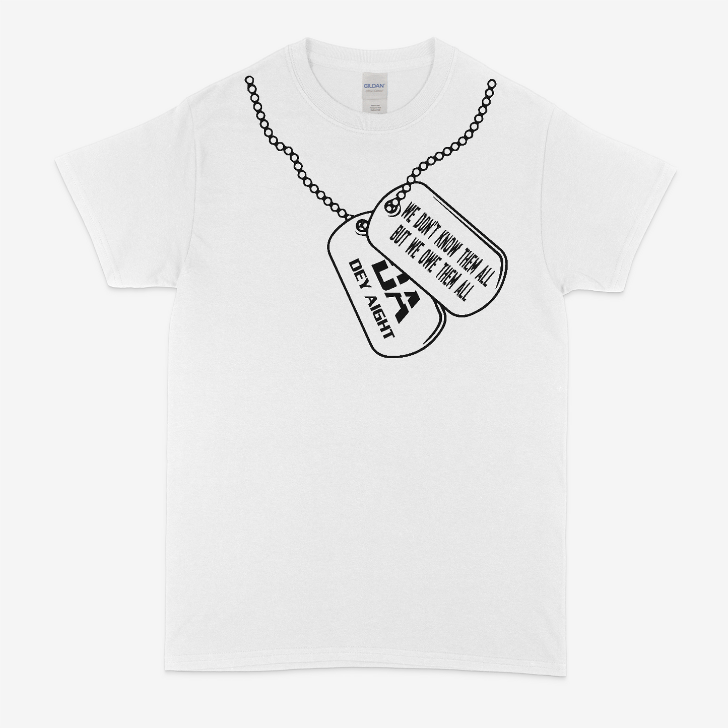 Dog Tag T-Shirt (White)